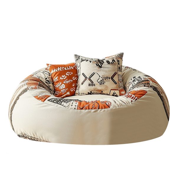 Boho Geometric Bean Bag - Image 3