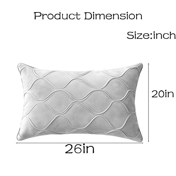 Modern minimalist wave pillow - Image 2