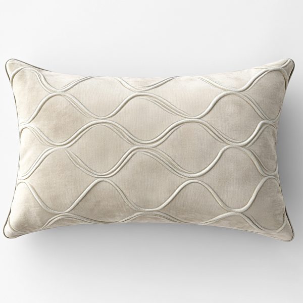 Modern minimalist wave pillow - Image 3