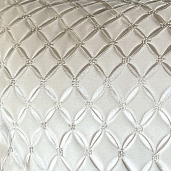 Classic grid decorative bed pillow - Image 2