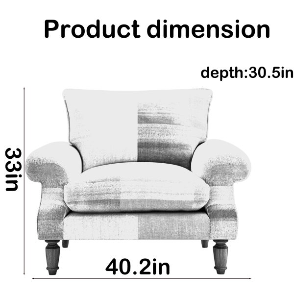 Modern Simple Plaid chair - Image 2