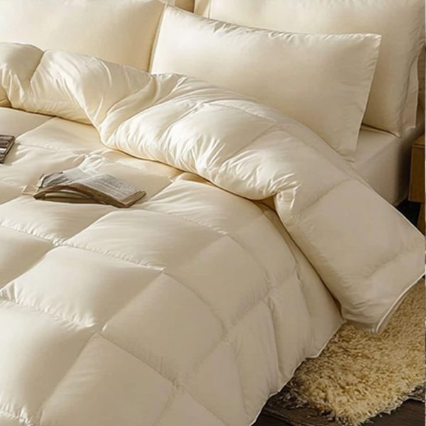 Cozy Grid Goose Down Comforter - Image 3